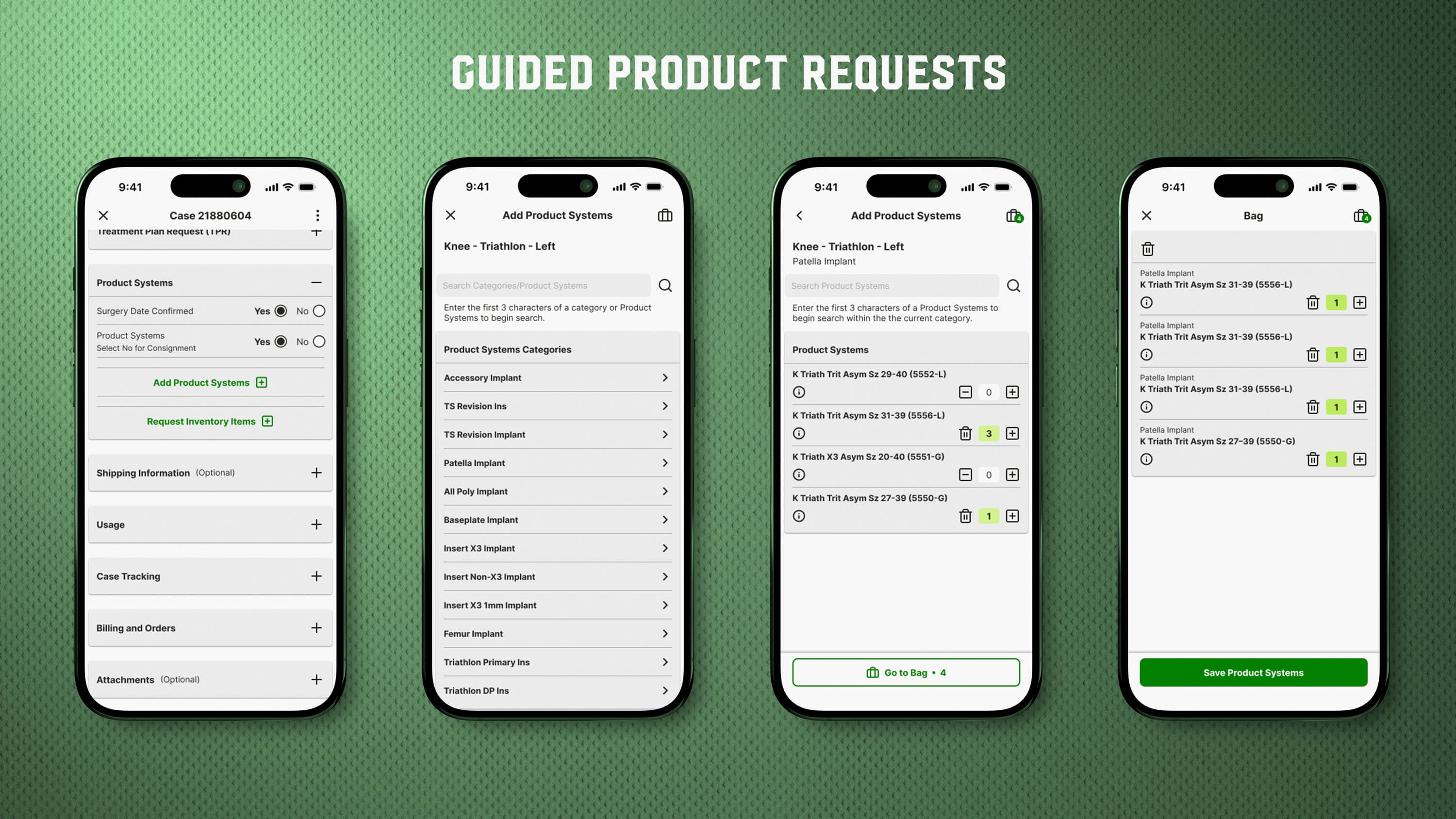After: New product systems request flow